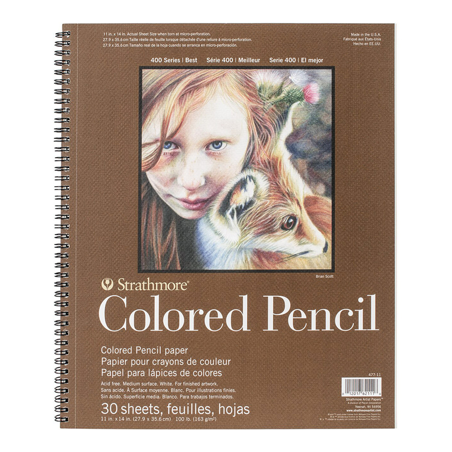 S4 색연필 전용 스프링 28x35cm 30매