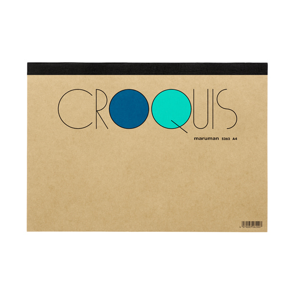 Croquis Pad  A4(흰색,52.3g) 210x297mm 100매