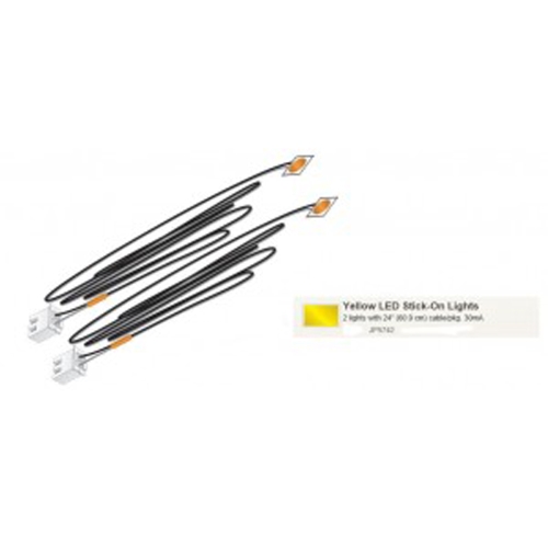 2 lights with 24&quot; (60.9 cm) cable/pkg_30mA Yellow