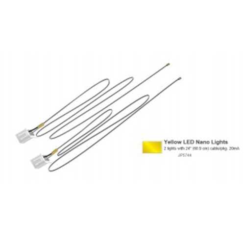 2 lights with 24&quot; (60.9 cm) cable/pkg_20mA Yellow