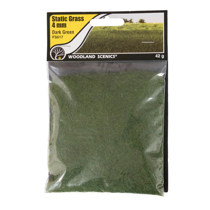Static Grass Dark Green 4mm