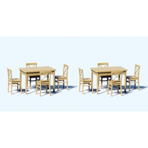 테이블과 의자셋 1:50 (도색:테이블2개,의자8개)