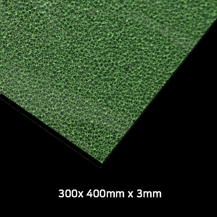 중간잔디판 (녹색, 300 x 400mm x 3mm)