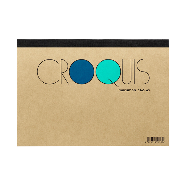 Croquis Pad A5(흰색,52.3g) 148x210mm 100매