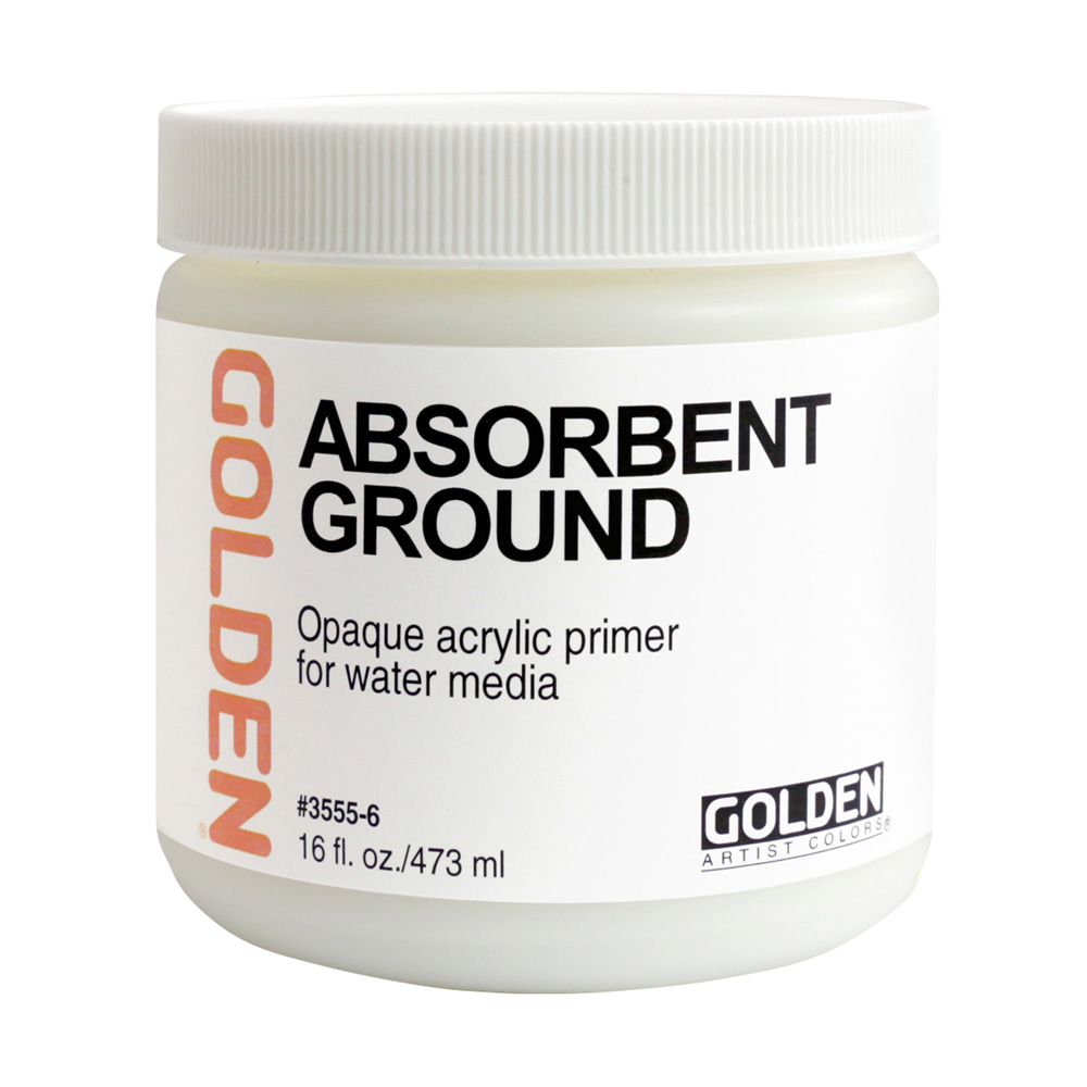 MED 473ml Absorbent Ground (흰색) 수채용바탕칠