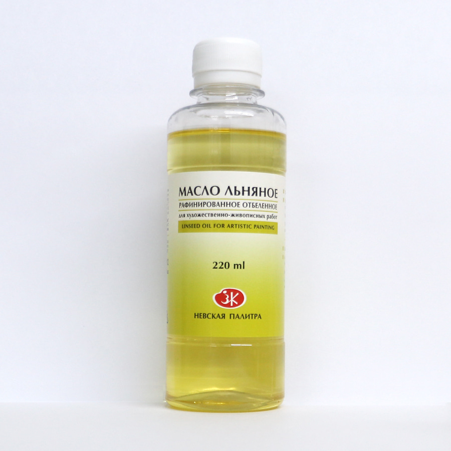유화보조제 정제된 린시드유 refined linseed-oil 220ml