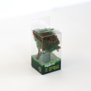 꽃나무(활엽수/빨강꽃) H=65mm