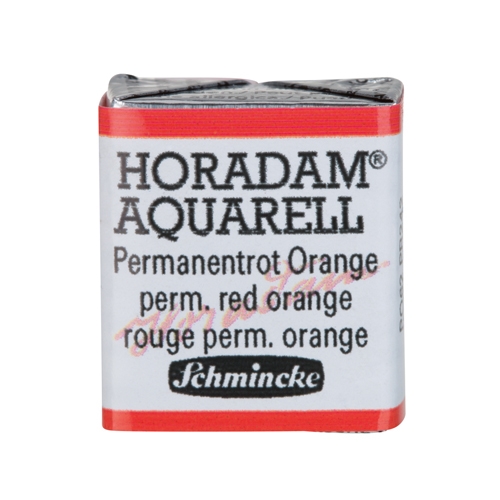 호라담 고체케익 1/2pans 3 Permanent Red Orange