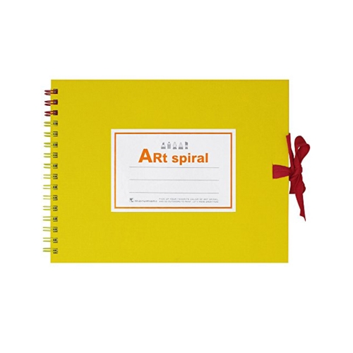 Art spiral 스케치북 F0 Yellow 142x185mm 24매