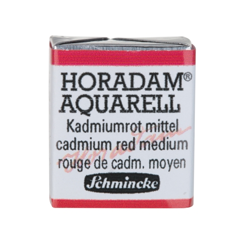 호라담 고체케익 1/2pans 3 Cadmium Red Medium