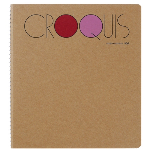 Croquis book(크림색) 60g 176x155mm 80매